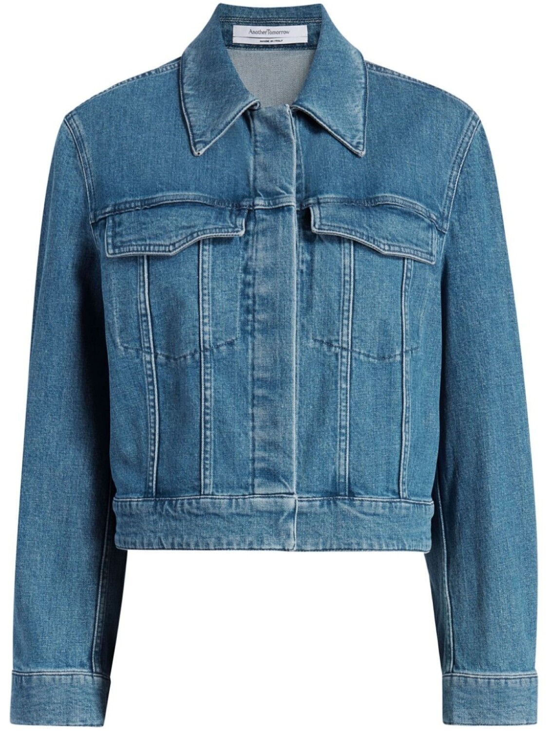 Another Tomorrow укороченная куртка, синий
Another Tomorrow укороченная куртка, синий
