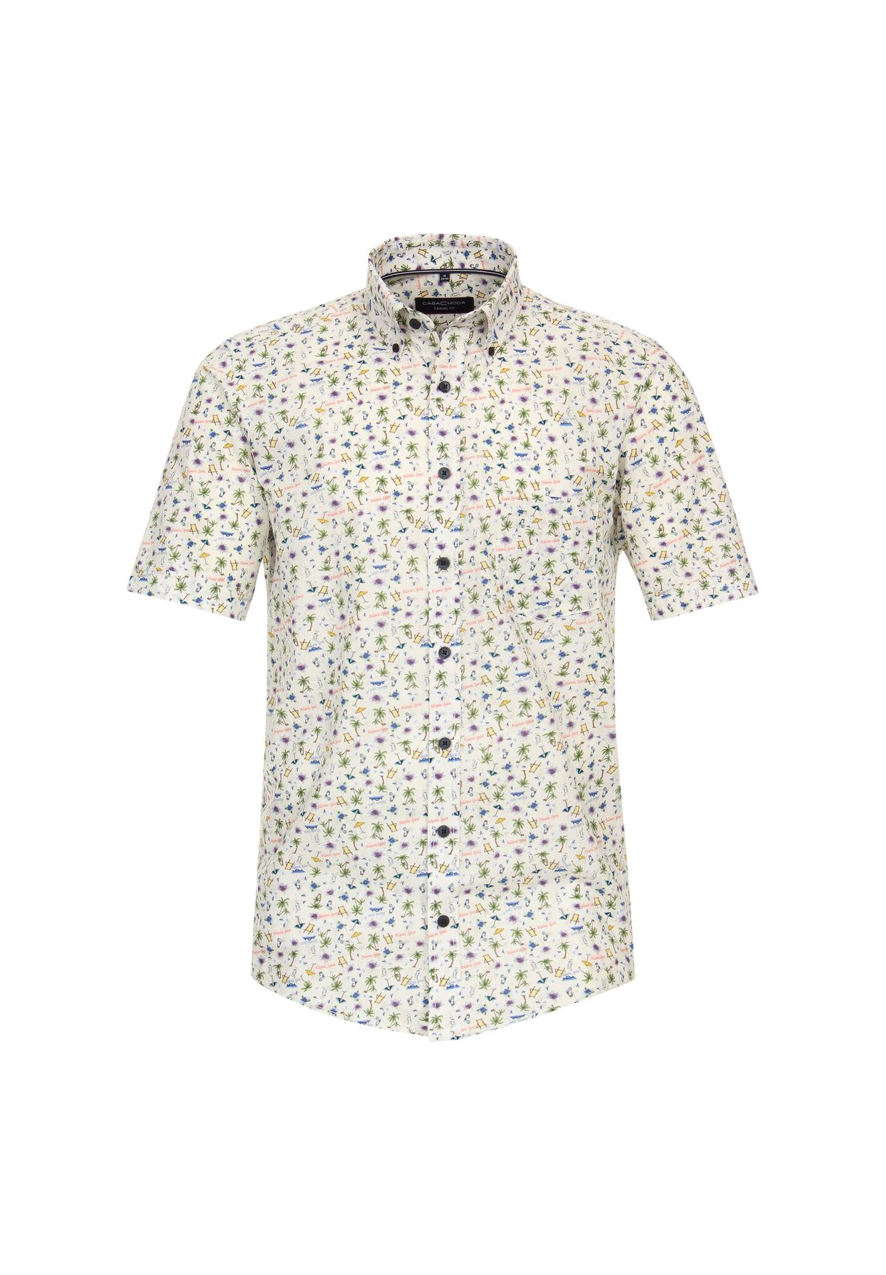 Мужская повседневная рубашка с коротким рукавом и принтом, повседневный крой CASAMODA, цвет Mittelblau
Мужская повседневная рубашка с коротким рукавом и принтом, повседневный крой CASAMODA, цвет Mittelblau