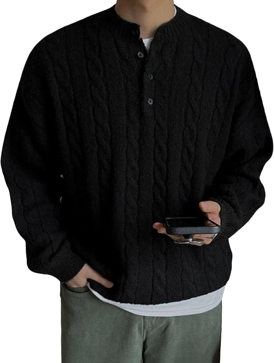 Мужской свитер Maiyifu-GJ с воротником стойкой
Мужской свитер Maiyifu-GJ с воротником стойкой