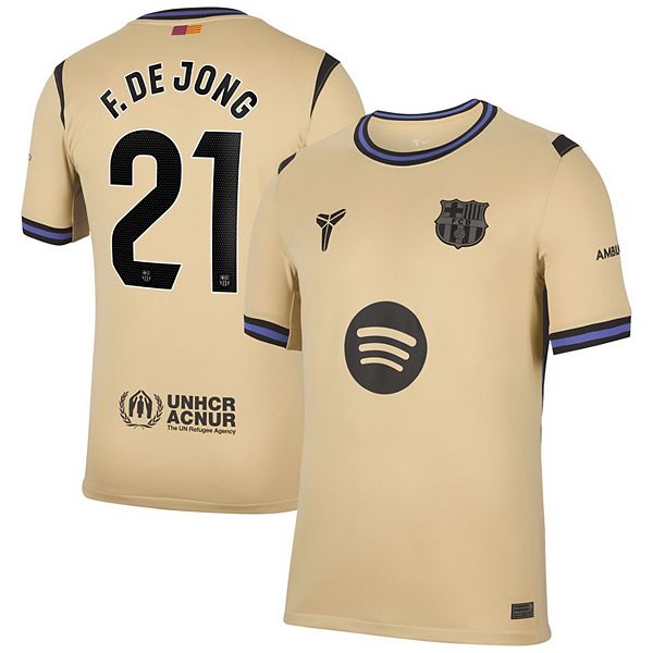 Мужская футболка Barcelona 2025/26 away stadium replica jersey Frenkie de Jong gold Nike
Мужская футболка Barcelona 2025/26 away stadium replica jersey Frenkie de Jong gold Nike