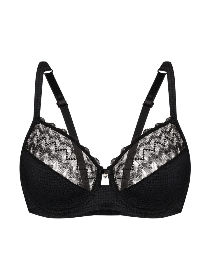 Бюстгальтер на косточках Sassa, черный 
Бюстгальтер на косточках Sassa, черный