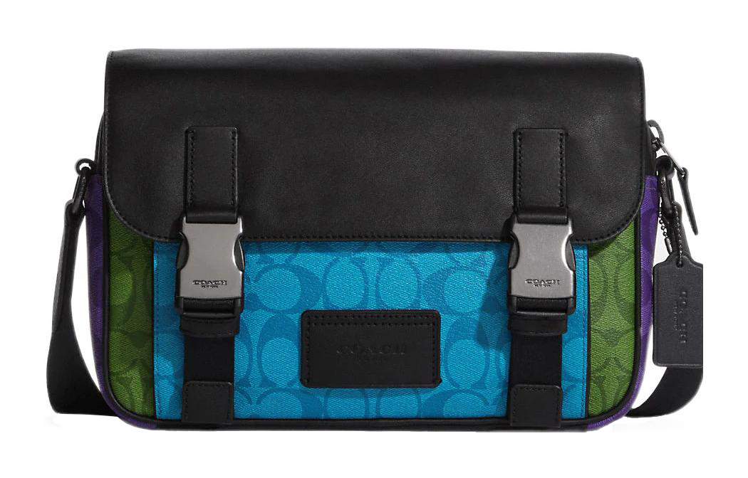 COACH Кожаный мессенджер с аппликацией
COACH Кожаный мессенджер с аппликацией