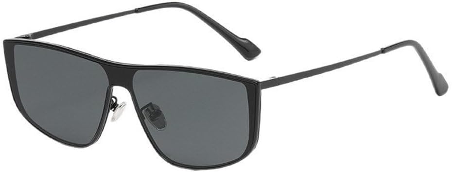 Модные женские солнцезащитные очки с металлическими интегрированными линзами, модель 2025 года. Для путешествий на открытом воздухе, уличного стиля, вождения, с защитой от УФ-излучения PRSTNN, Black Gray
Модные женские солнцезащитные очки с металлическими интегрированными линзами, модель 2025 года. Для путешествий на открытом воздухе, уличного стиля, вождения, с защитой от УФ-излучения PRSTNN, Black Gray