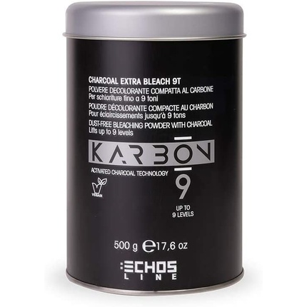 Karbon 9 Charcoal Extra Bleach 9t-компактный обесцвечивающий порошок 9 тонов Echosline
Karbon 9 Charcoal Extra Bleach 9t-компактный обесцвечивающий порошок 9 тонов Echosline