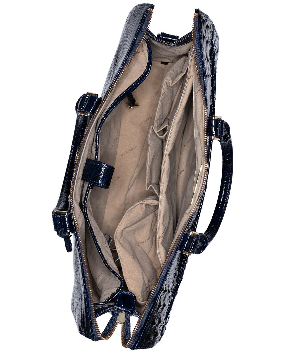 Большая кожаная деловая сумка-тоут Brahmin
Большая кожаная деловая сумка-тоут Brahmin