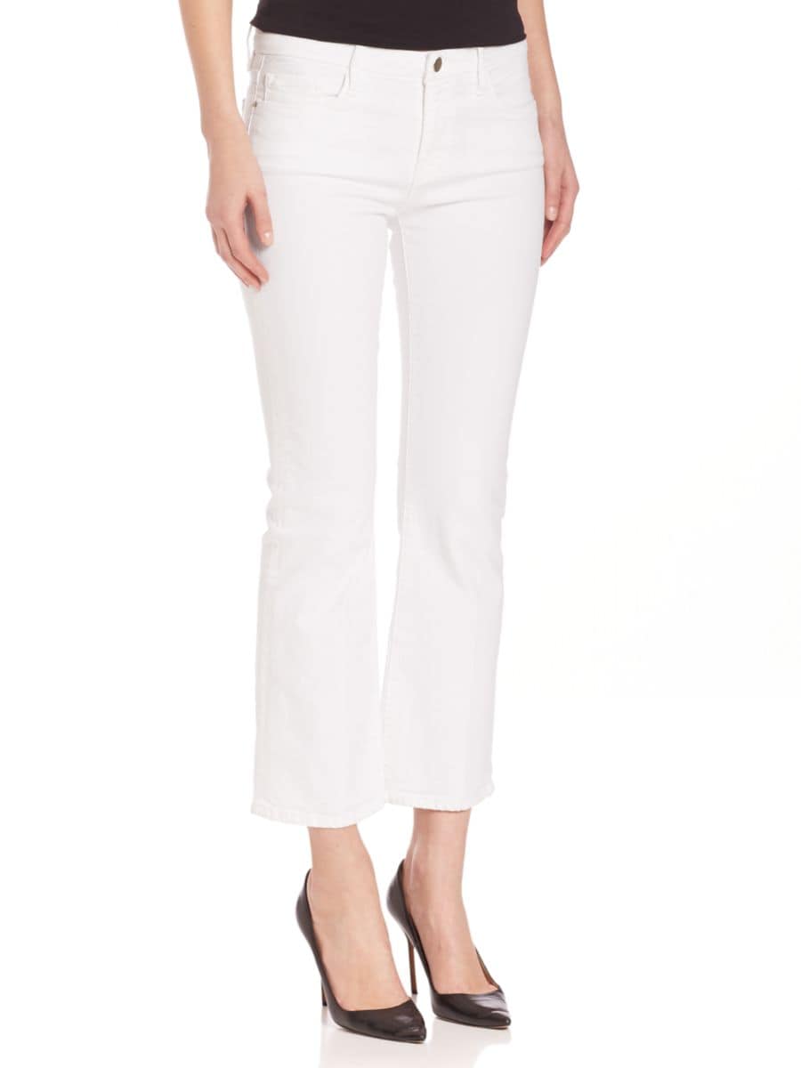 Укороченные джинсы Bootcut Frame, белый
Укороченные джинсы Bootcut Frame, белый