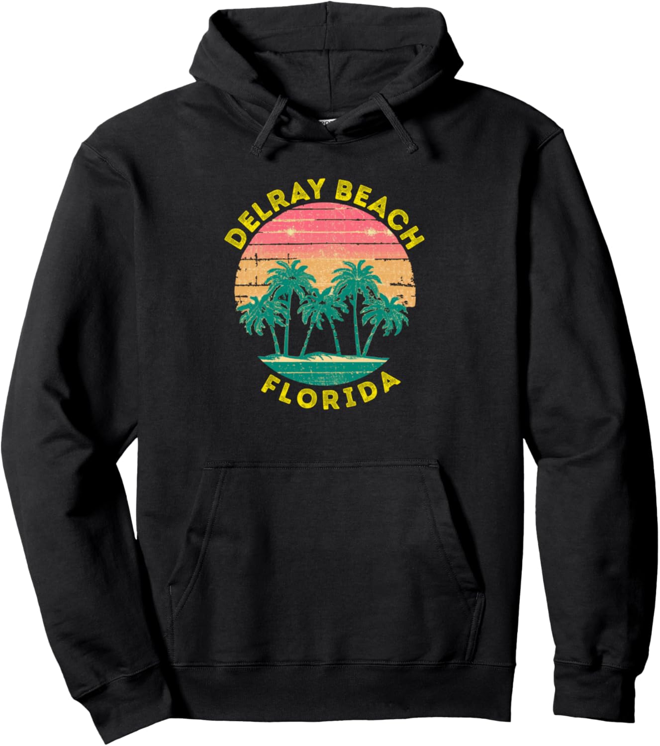 Ретро-толстовка Del Rey с сувениром на тему пляжного отдыха и пальмами Delray Beach Retro Beach Accessories, черный
Ретро-толстовка Del Rey с сувениром на тему пляжного отдыха и пальмами Delray Beach Retro Beach Accessories, черный