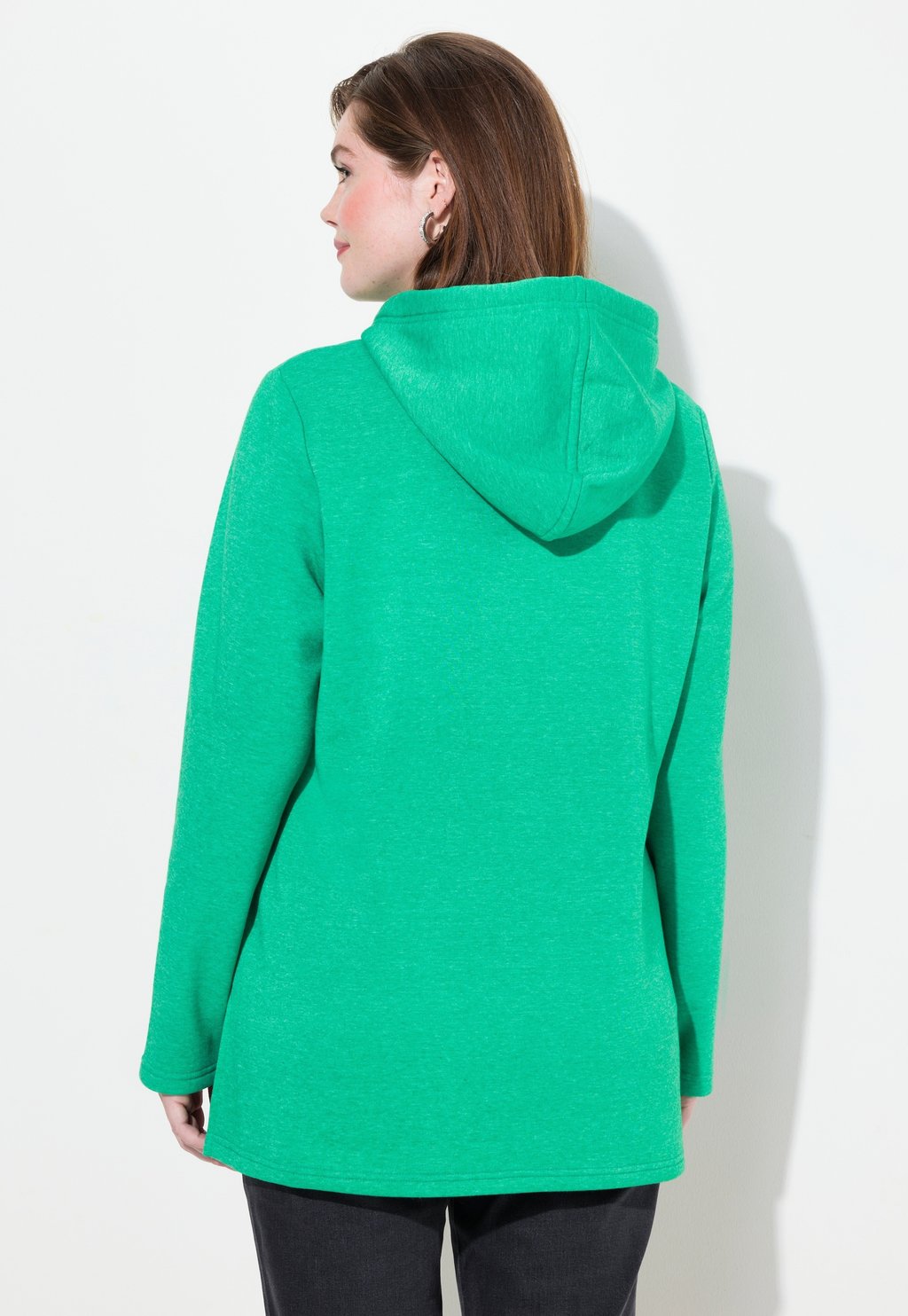 Толстовка с капюшоном Ulla Popken, темно-зеленый
Толстовка с капюшоном Ulla Popken, темно-зеленый
