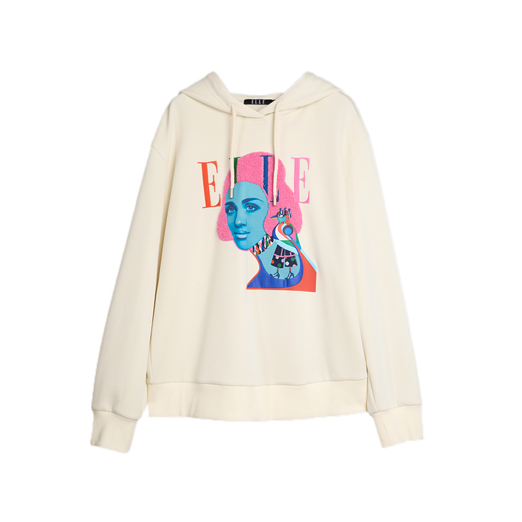ELLE Толстовка Women's Beige Yellow Hooded Moderate
ELLE Толстовка Women's Beige Yellow Hooded Moderate