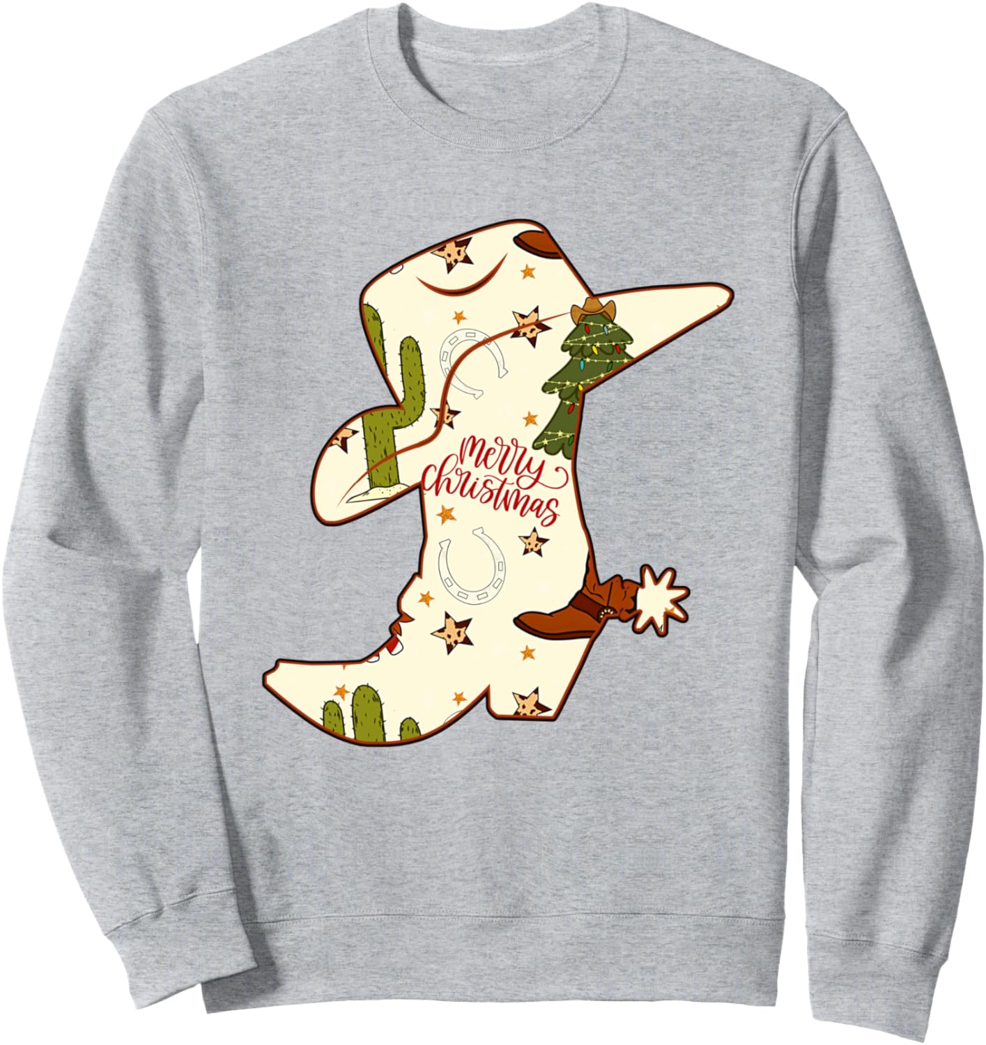 Зимняя ковбойская толстовка в стиле вестерн Western Winter Christmas Cowboy Holiday Design, серый
Зимняя ковбойская толстовка в стиле вестерн Western Winter Christmas Cowboy Holiday Design, серый