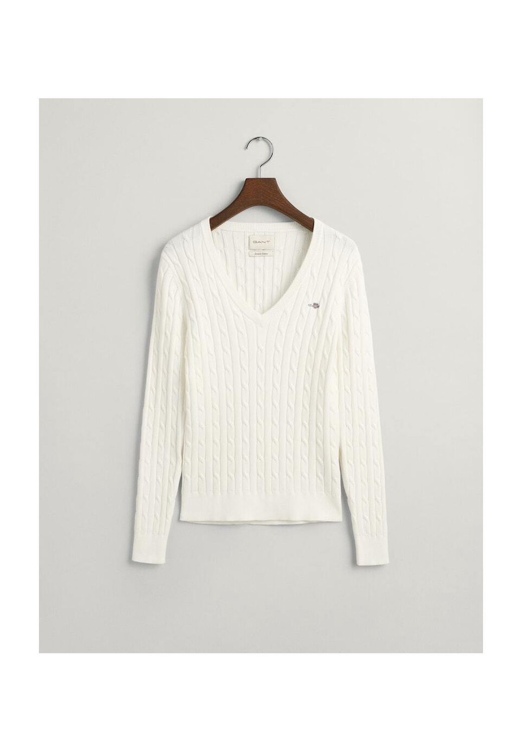 Пуловер GANT, цвет Eggshell
Пуловер GANT, цвет Eggshell