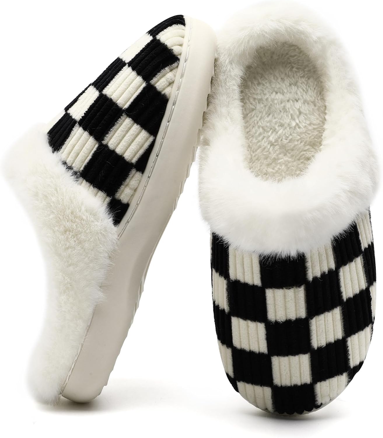 Домашние тапочки Yueerlu для женщин и мужчин, мягкие клетчатые тапочки для мужчин и женщин с теплой подошвой из мемори-пены, для дома и улицы с подкладкой из искусственного меха, черный
Домашние тапочки Yueerlu для женщин и мужчин, мягкие клетчатые тапочки для мужчин и женщин с теплой подошвой из мемори-пены, для дома и улицы с подкладкой из искусственного меха, черный