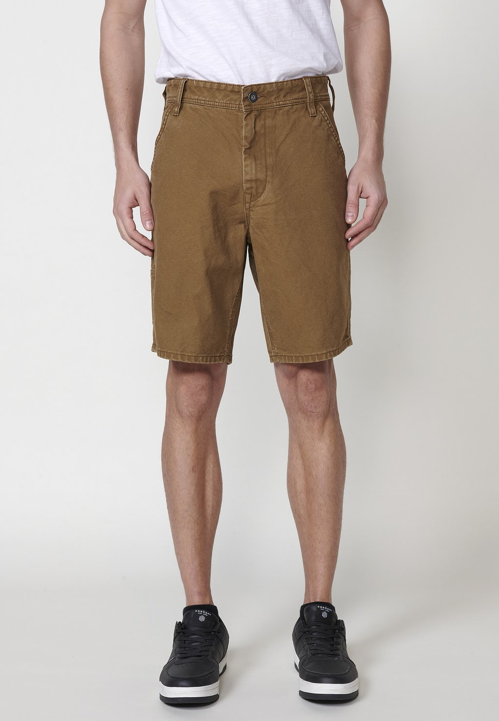 Шорты WASHED CARPENTER BERMUDA Koroshi, коричневый
Шорты WASHED CARPENTER BERMUDA Koroshi, коричневый