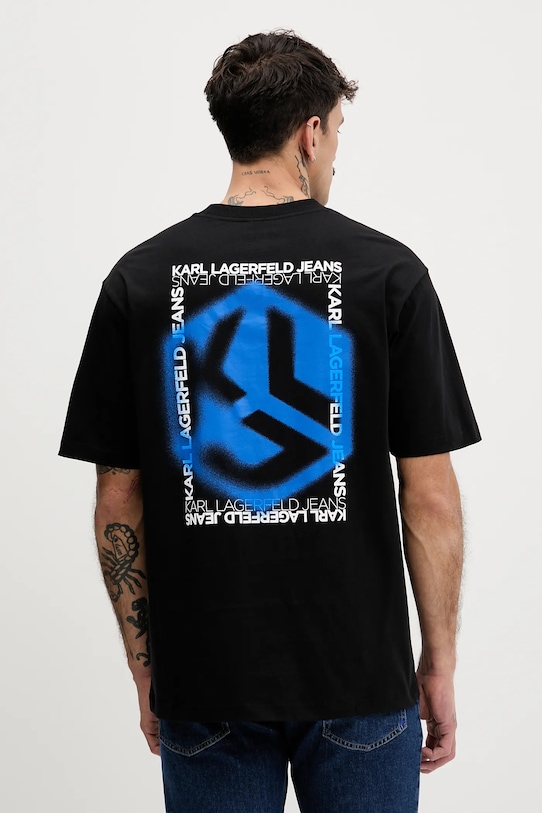 Хлопковая футболка Karl Lagerfeld Jeans, черный
Хлопковая футболка Karl Lagerfeld Jeans, черный