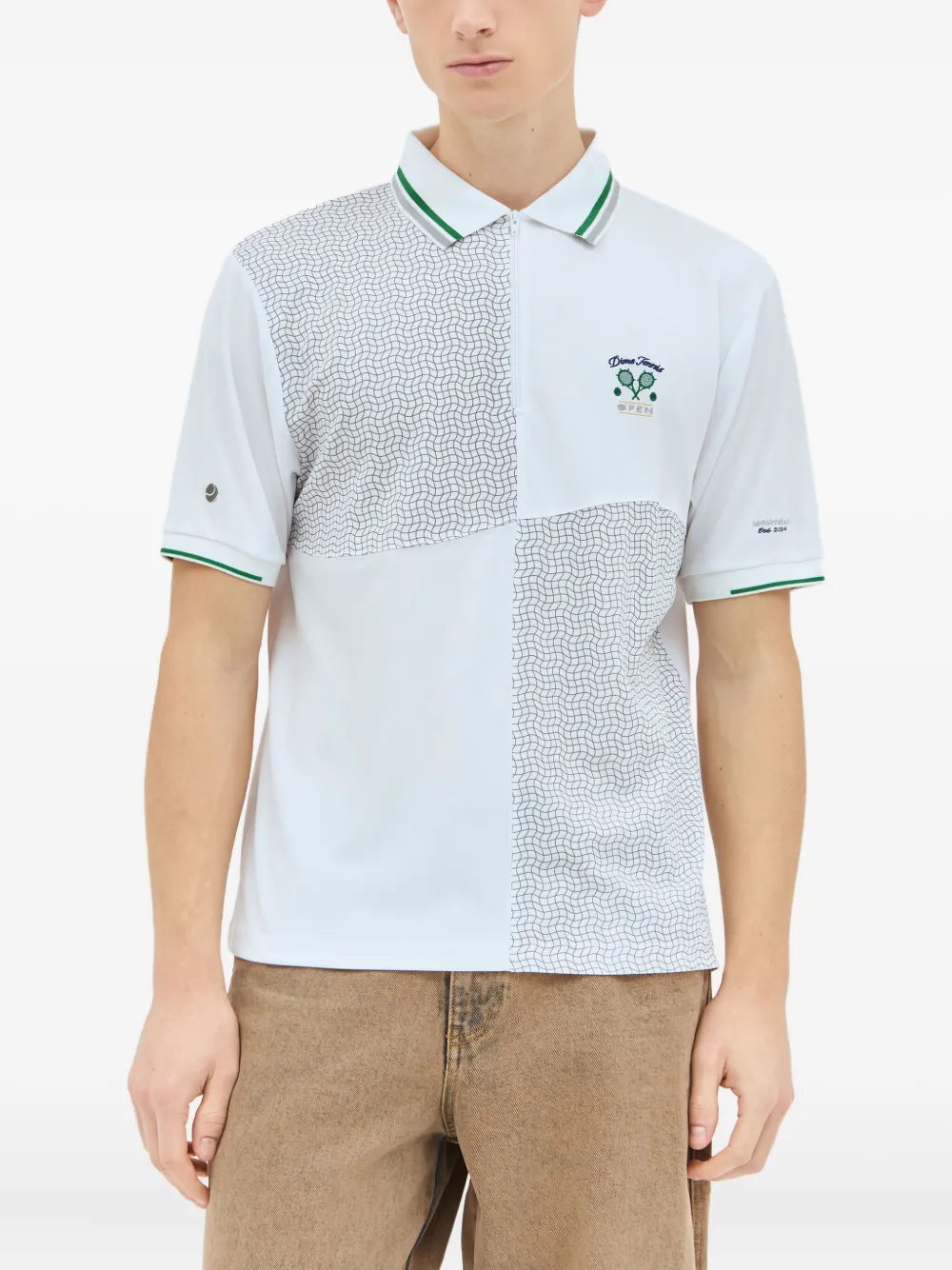 Рубашка поло Court с вышивкой dime, белый
Рубашка поло Court с вышивкой dime, белый