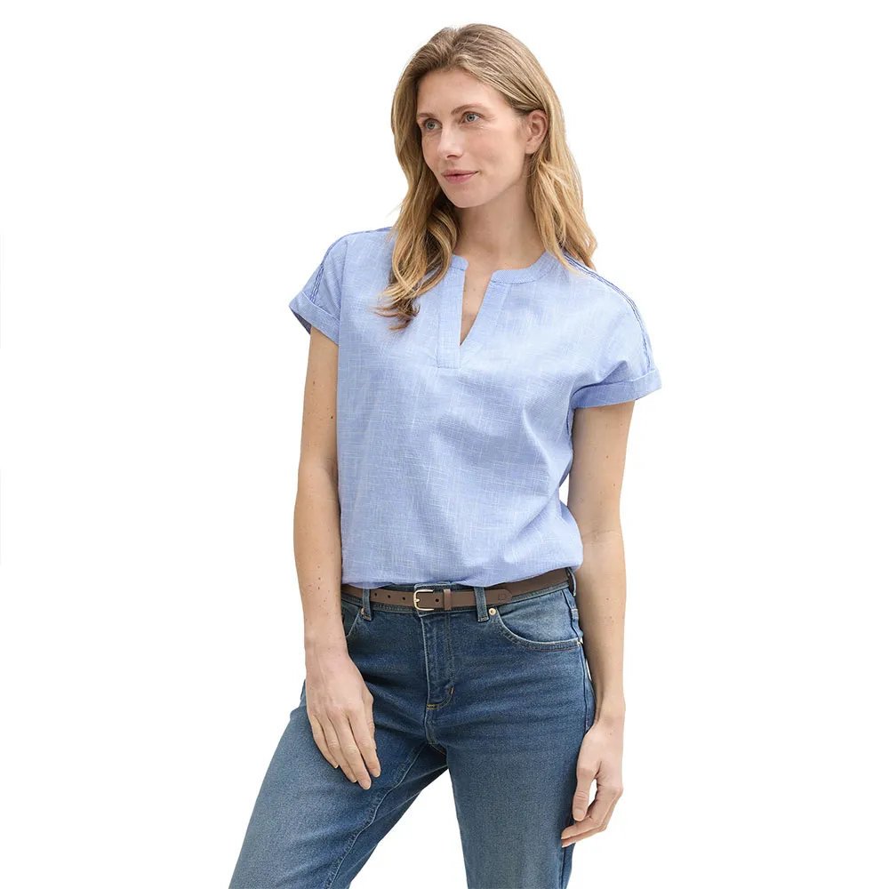 Блузка с коротким рукавом Tom Tailor 1046189, синий
Блузка с коротким рукавом Tom Tailor 1046189, синий