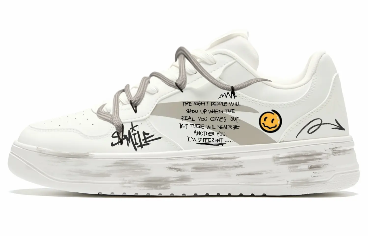 Антискользящие амортизирующие скейтерские кеды с низким верхом для мужчин Anta White
Антискользящие амортизирующие скейтерские кеды с низким верхом для мужчин Anta White