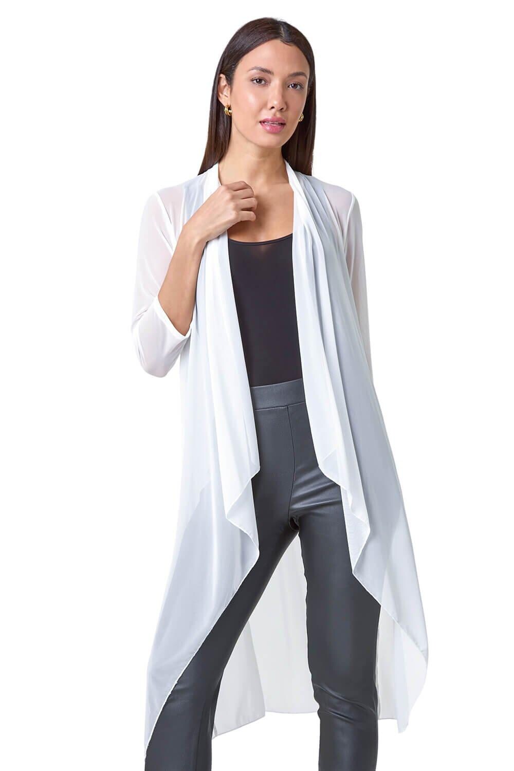 Длинная сетчатая куртка-кимоно Roman, белый
Длинная сетчатая куртка-кимоно Roman, белый