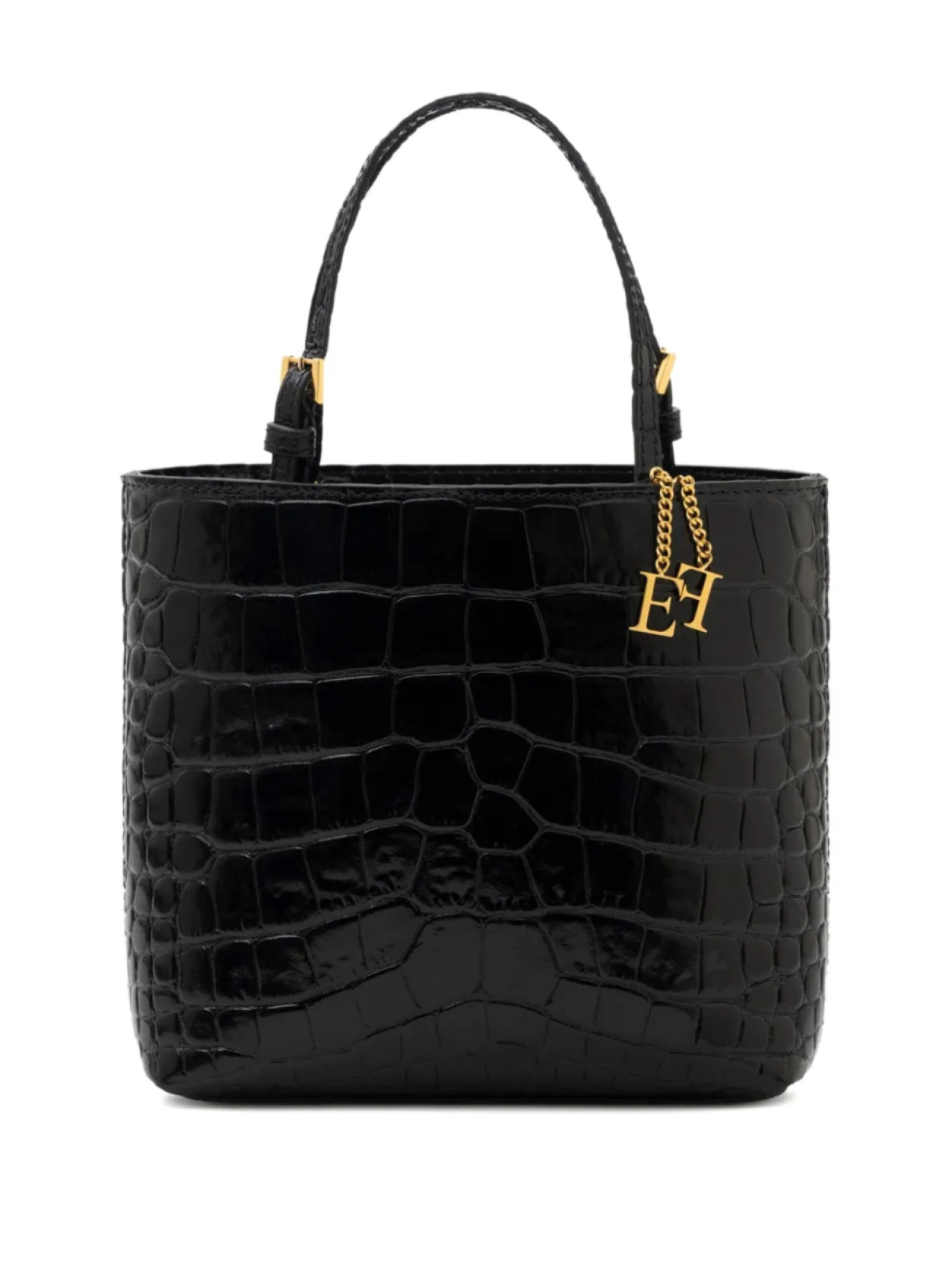 Мини-сумка с тиснением под крокодила Elisabetta Franchi, черный
Мини-сумка с тиснением под крокодила Elisabetta Franchi, черный