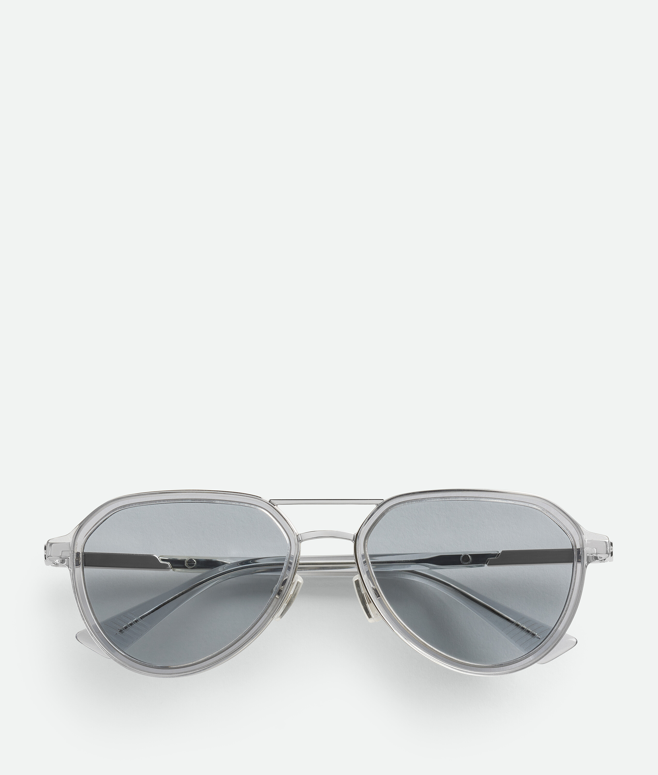 Forte aviator sunglasses BOTTEGA VENETA, голубой/серый
Forte aviator sunglasses BOTTEGA VENETA, голубой/серый