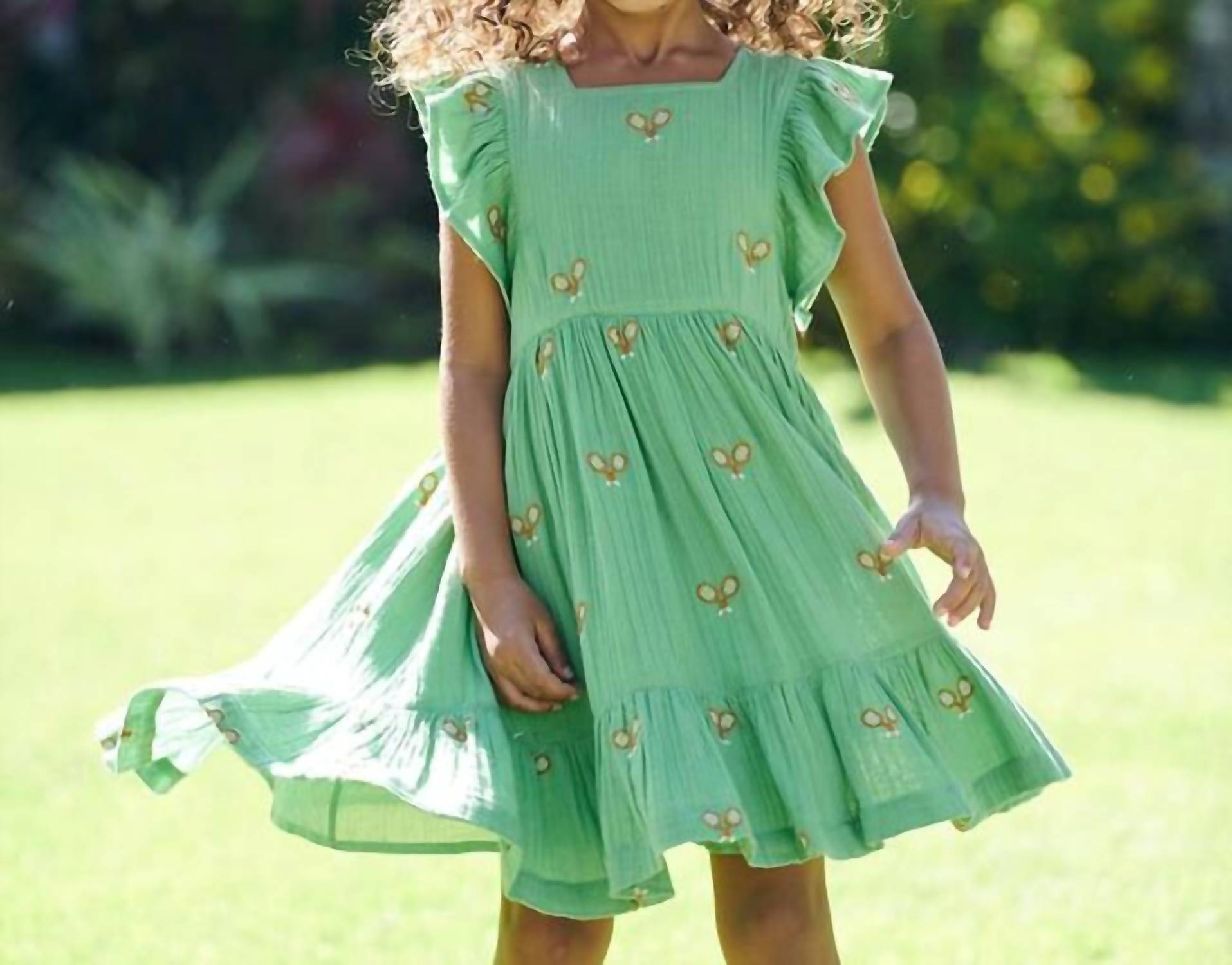 Теннисное платье Elsie в зеленом цвете Pink Chicken
Теннисное платье Elsie в зеленом цвете Pink Chicken