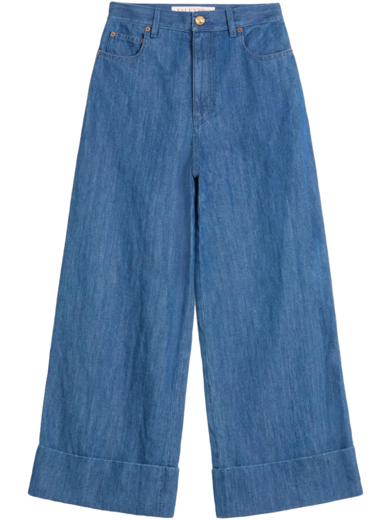 Джинсы широкого кроя Valentino Garavani, синий
Джинсы широкого кроя Valentino Garavani, синий