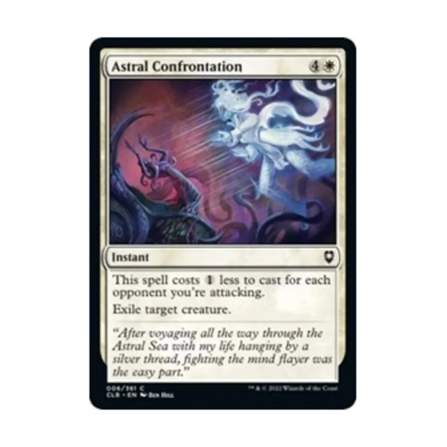 CCG Астральное противостояние (C) (Фольга), MTG - Commander Legends - Battle for Baldur's Gate
CCG Астральное противостояние (C) (Фольга), MTG - Commander Legends - Battle for Baldur's Gate