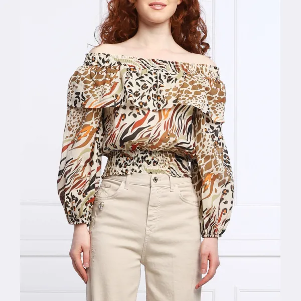 Блузка стандартного кроя Liu Jo, мультиколор
Блузка стандартного кроя Liu Jo, мультиколор