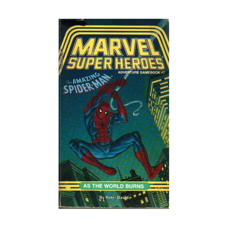 Роман в мягкой обложке Marvel Super Heroes Gamebook #7 - Spider Man in As the World Burns, Marvel Super Heroes (TSR)
Роман в мягкой обложке Marvel Super Heroes Gamebook #7 - Spider Man in As the World Burns, Marvel Super Heroes (TSR)
