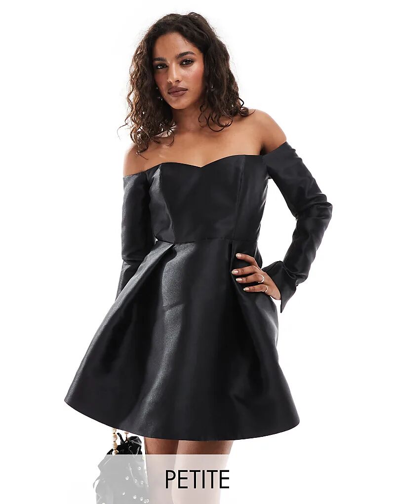 Атласное мини-платье с длинными рукавами черного цвета Forever New
Атласное мини-платье с длинными рукавами черного цвета Forever New