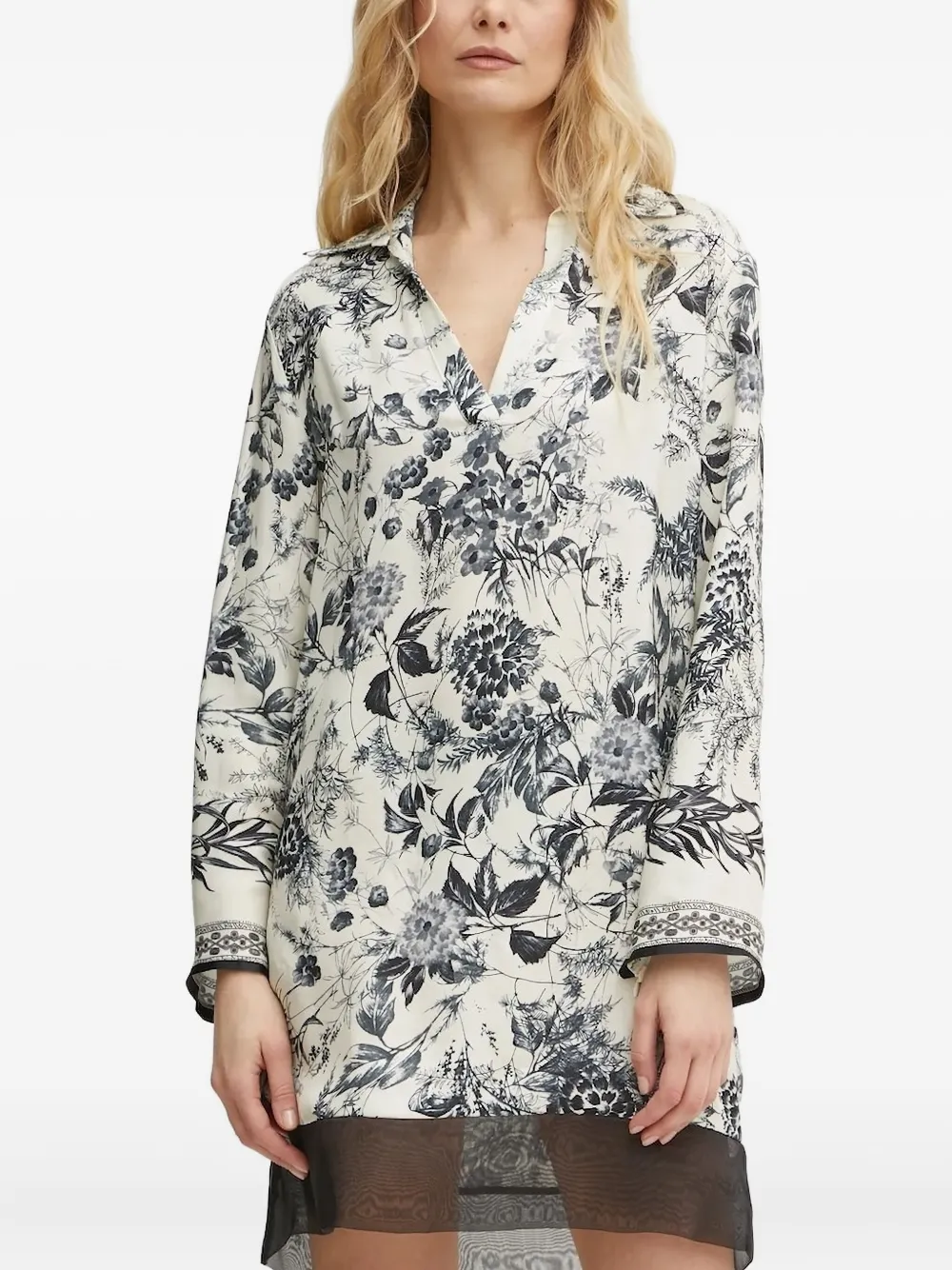 Мини-платье с цветочным принтом SIMONA CORSELLINI, белый
Мини-платье с цветочным принтом SIMONA CORSELLINI, белый