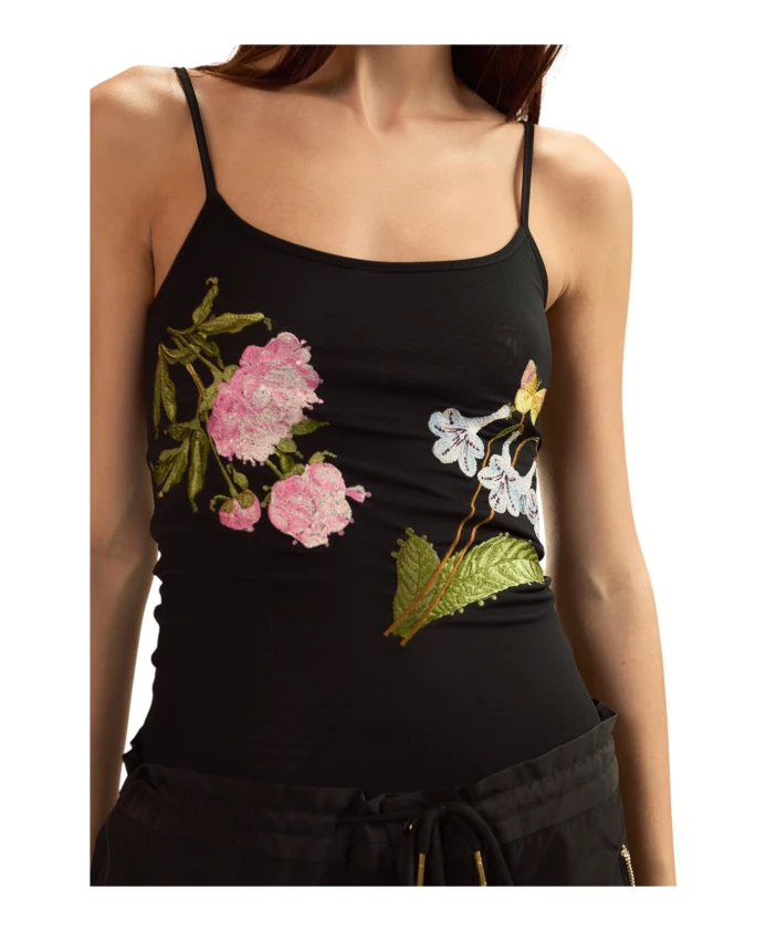 Вышитая майка для вдов Cynthia Rowley, черный
Вышитая майка для вдов Cynthia Rowley, черный