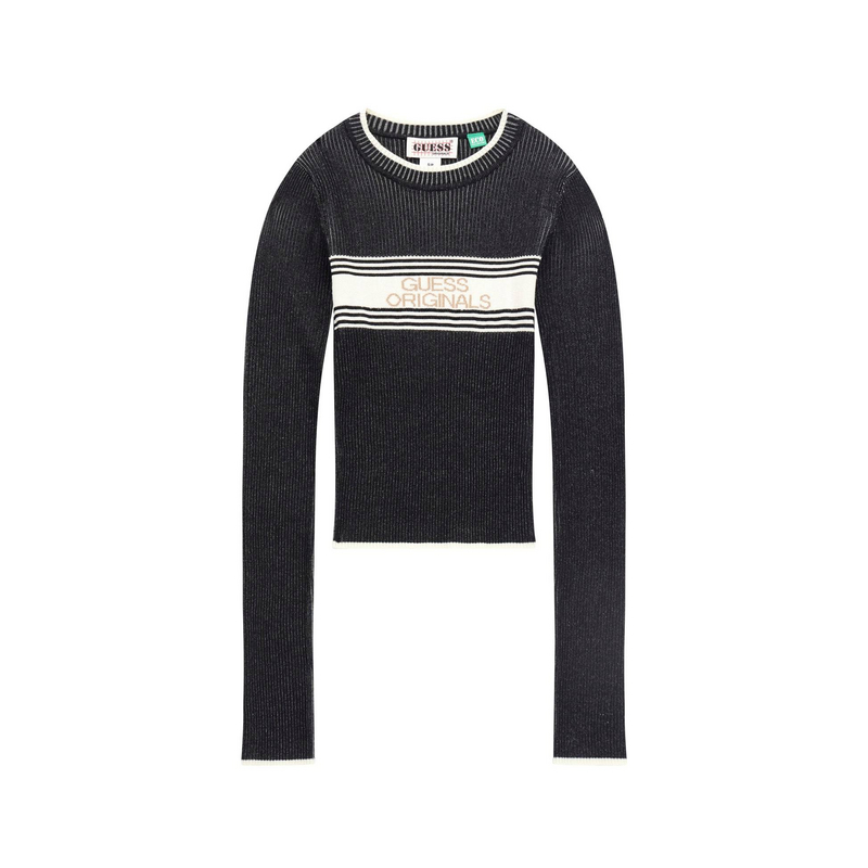 Трикотажный свитер с круглым вырезом для женщин GUESS, jtmu-черный
Трикотажный свитер с круглым вырезом для женщин GUESS, jtmu-черный