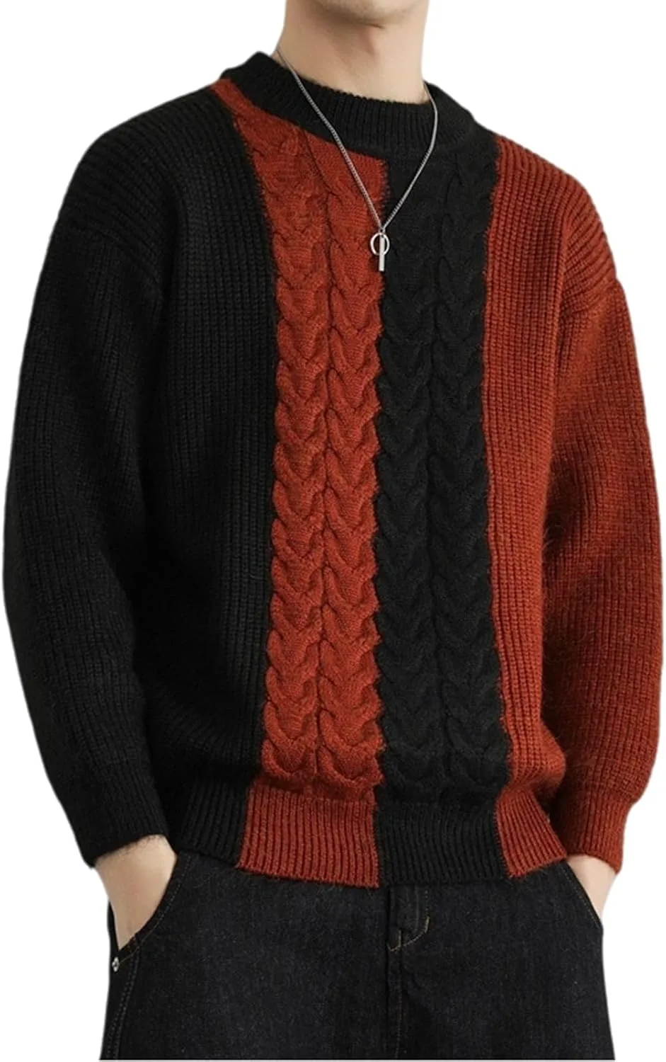 Мужской свитер-пуловер для осени и зимы CQJFLQC
Мужской свитер-пуловер для осени и зимы CQJFLQC