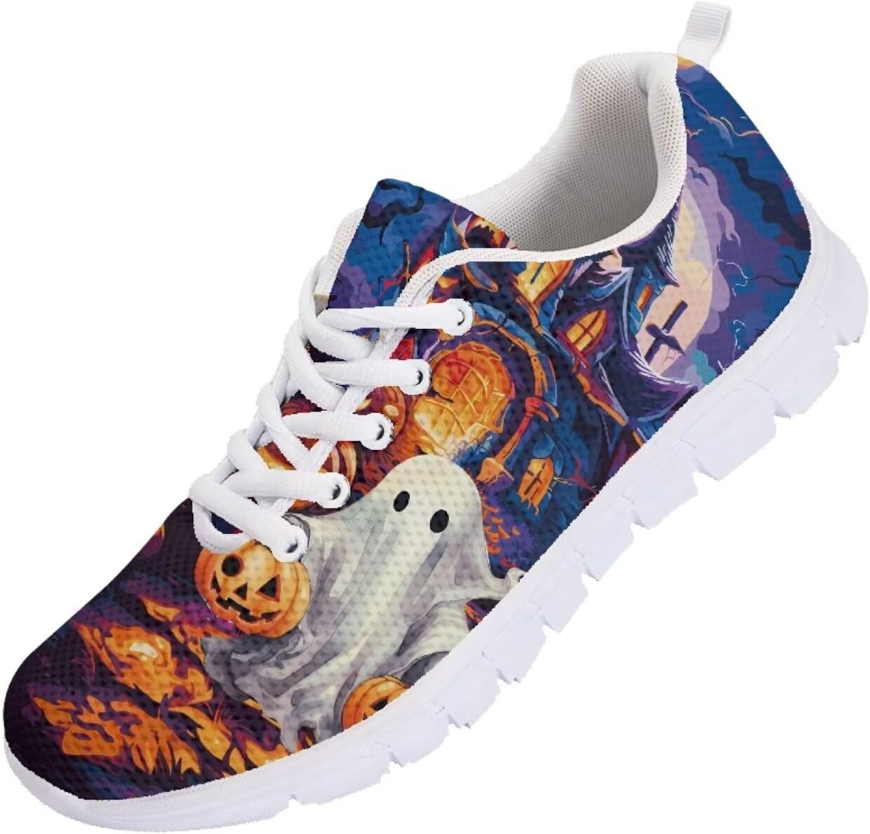 Кроссовки Forchrinse для мужчин и женщин, комфортные, на шнуровке, для ходьбы и спорта, легкие спортивные ботинки, Halloween Ghost
Кроссовки Forchrinse для мужчин и женщин, комфортные, на шнуровке, для ходьбы и спорта, легкие спортивные ботинки, Halloween Ghost