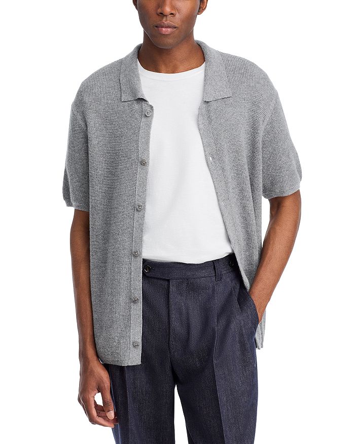 Вязаный кардиган с коротким рукавом ATM Anthony Thomas Melillo, серый
Вязаный кардиган с коротким рукавом ATM Anthony Thomas Melillo, серый