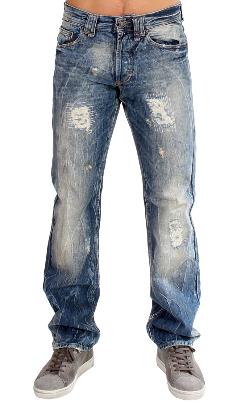 Джинсы Galliano Cotton с эффектом потертости и легкой посадкой John Galliano, синий
Джинсы Galliano Cotton с эффектом потертости и легкой посадкой John Galliano, синий