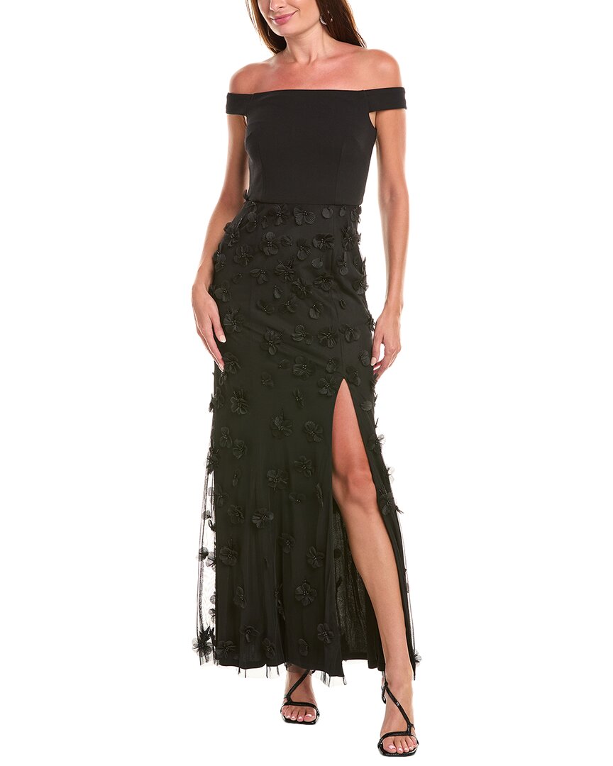 Эйден Мэттокс Макси-платье с цветочной аппликацией Aidan Mattox, черный
Эйден Мэттокс Макси-платье с цветочной аппликацией Aidan Mattox, черный