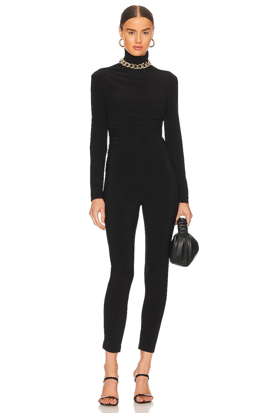 Комбинезон Norma Kamali Turtleneck Catsuit, черный
Комбинезон Norma Kamali Turtleneck Catsuit, черный