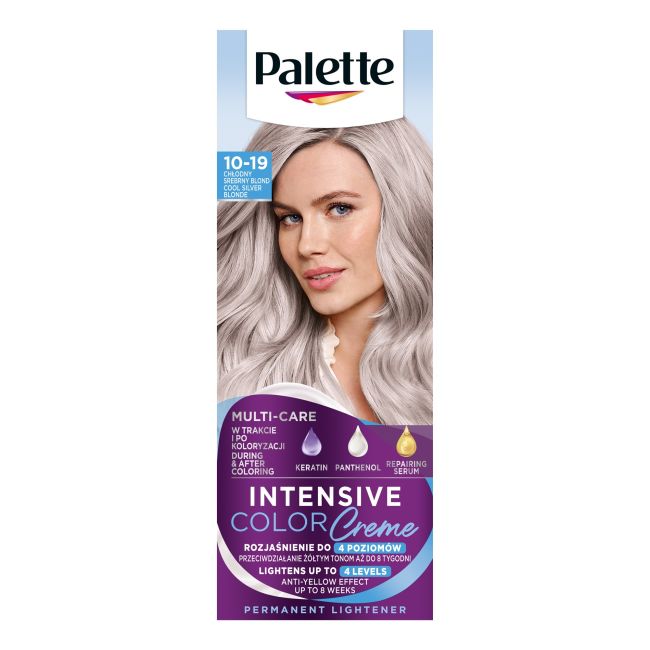 Краска для волос icc Palette, цвет 10-19 šaltai šviesi sidabro
Краска для волос icc Palette, цвет 10-19 šaltai šviesi sidabro