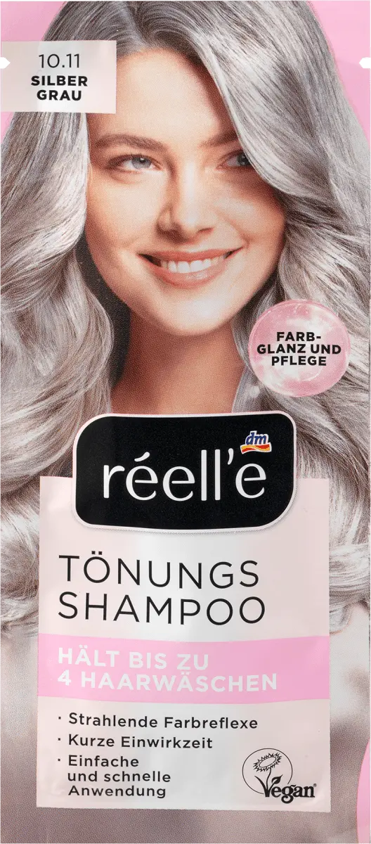 Оттеночный шампунь 10.11 серебристо-серый 140мл réell‘e
Оттеночный шампунь 10.11 серебристо-серый 140мл réell‘e