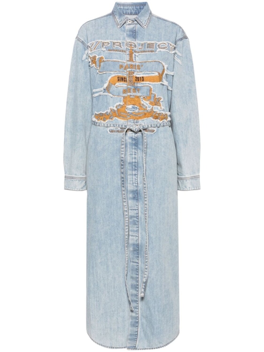 Джинсовая платье с вышитым логотипом Y/Project, синий
Джинсовая платье с вышитым логотипом Y/Project, синий