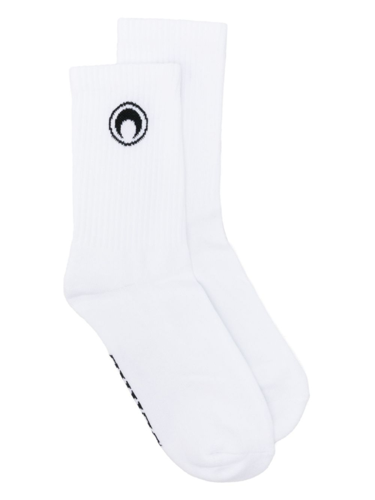 Marine Serre носки Moon в рубчик с логотипом, белый
Marine Serre носки Moon в рубчик с логотипом, белый