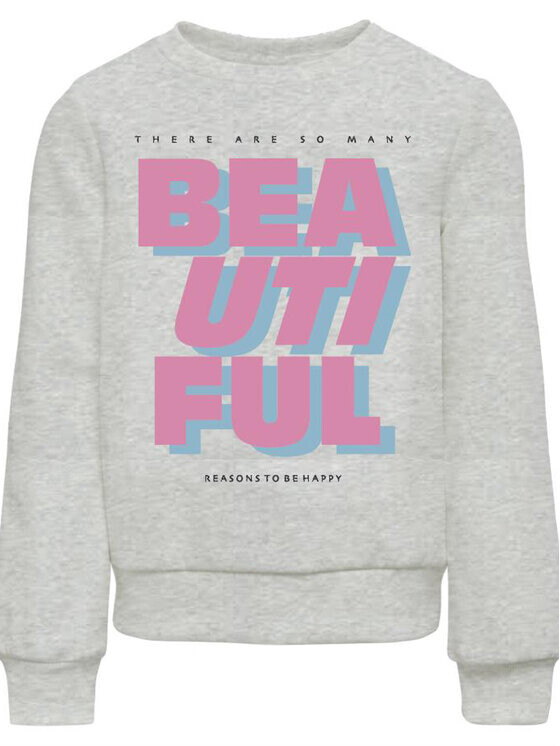 Толстовка обычного кроя Kids Only, серый 
Толстовка обычного кроя Kids Only, серый