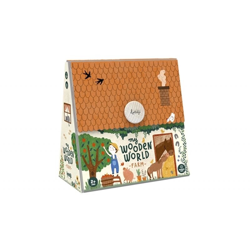 Лонди, Деревянный пазл, Ферма Мой Деревянный Мир Londji
Лонди, Деревянный пазл, Ферма Мой Деревянный Мир Londji