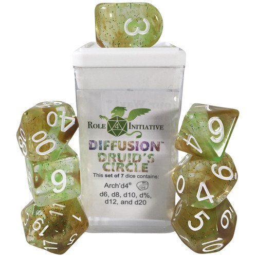 Аксессуары Role 4 Initiative R4I Dice w/ Arch'd4: Classes & Creatures: Diffusion - Druid's Circle (Special Reserve) (7)
Аксессуары Role 4 Initiative R4I Dice w/ Arch'd4: Classes & Creatures: Diffusion - Druid's Circle (Special Reserve) (7)