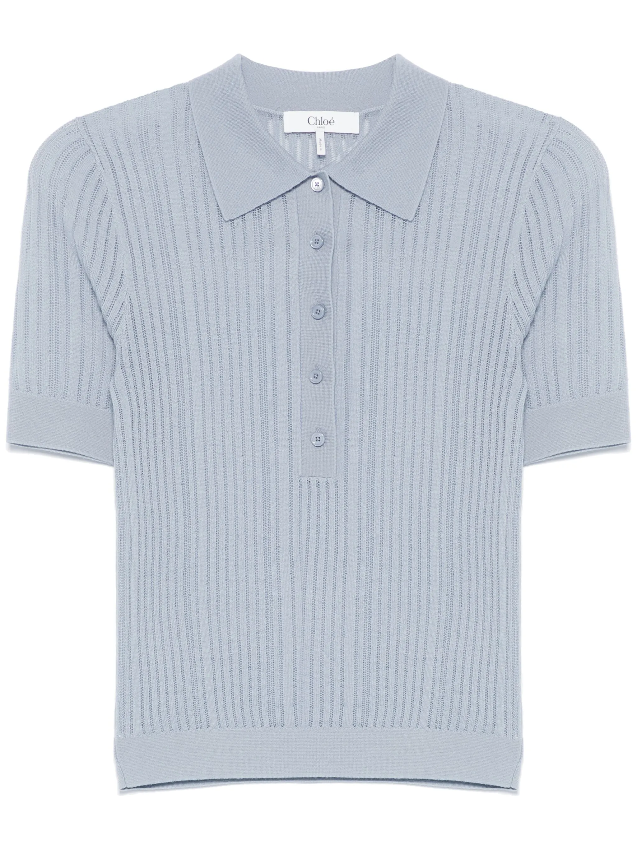 Рубашка поло в рубчик Chloé, синий
Рубашка поло в рубчик Chloé, синий
