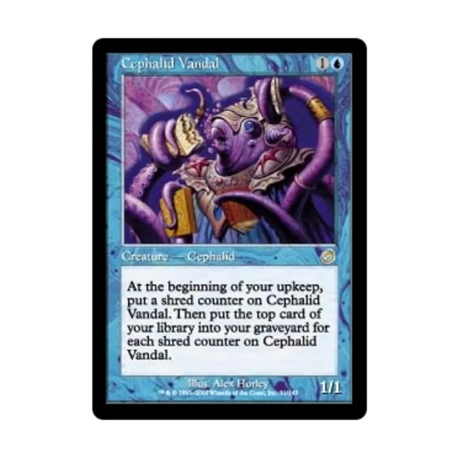 CCG Цефалид Вандал ( клавиша R), MTG - Torment
CCG Цефалид Вандал ( клавиша R), MTG - Torment