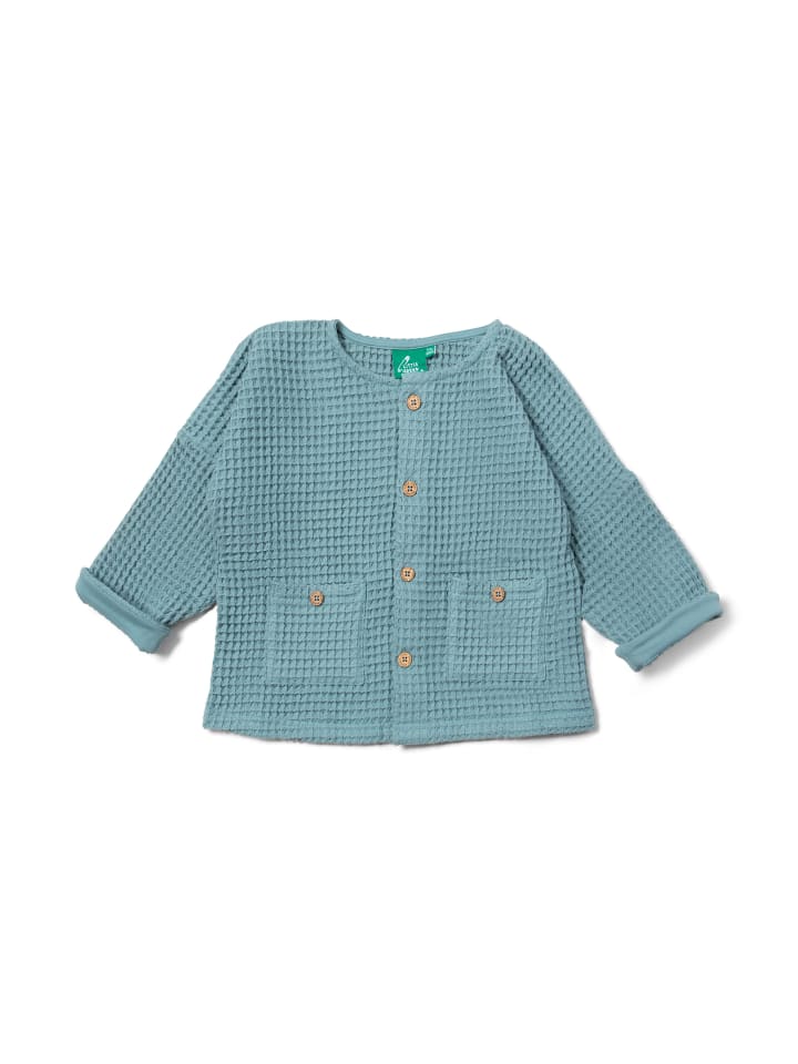 Куртка из органического вафельного хлопка синего цвета. Little Green Radicals
Куртка из органического вафельного хлопка синего цвета. Little Green Radicals