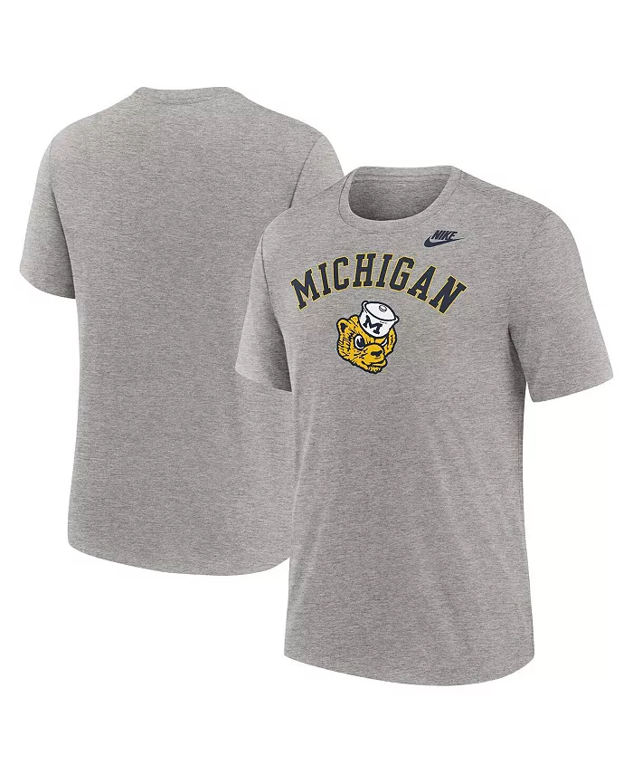 Мужская футболка Heather Gray Michigan Wolverines Legacy Arch Tri-Blend Nike
Мужская футболка Heather Gray Michigan Wolverines Legacy Arch Tri-Blend Nike